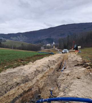 vodovod drča šmarje februar 2026